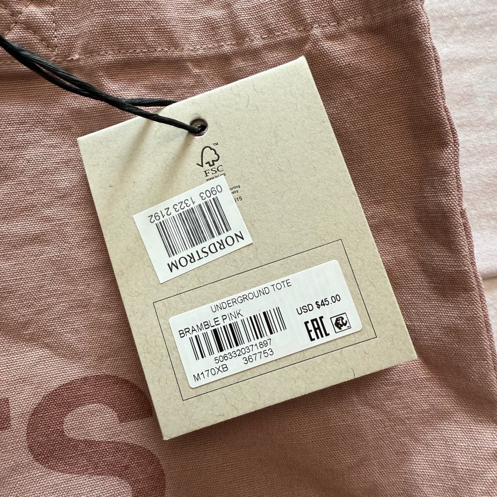 All Saints Pink Tote Bag - Picture 3 of 3